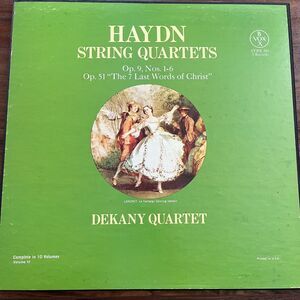 Haydn String Quartets Op.9 Nos 1-6 Op.51 Vol. VI - 3xLP Box Set Vox SVBX 563